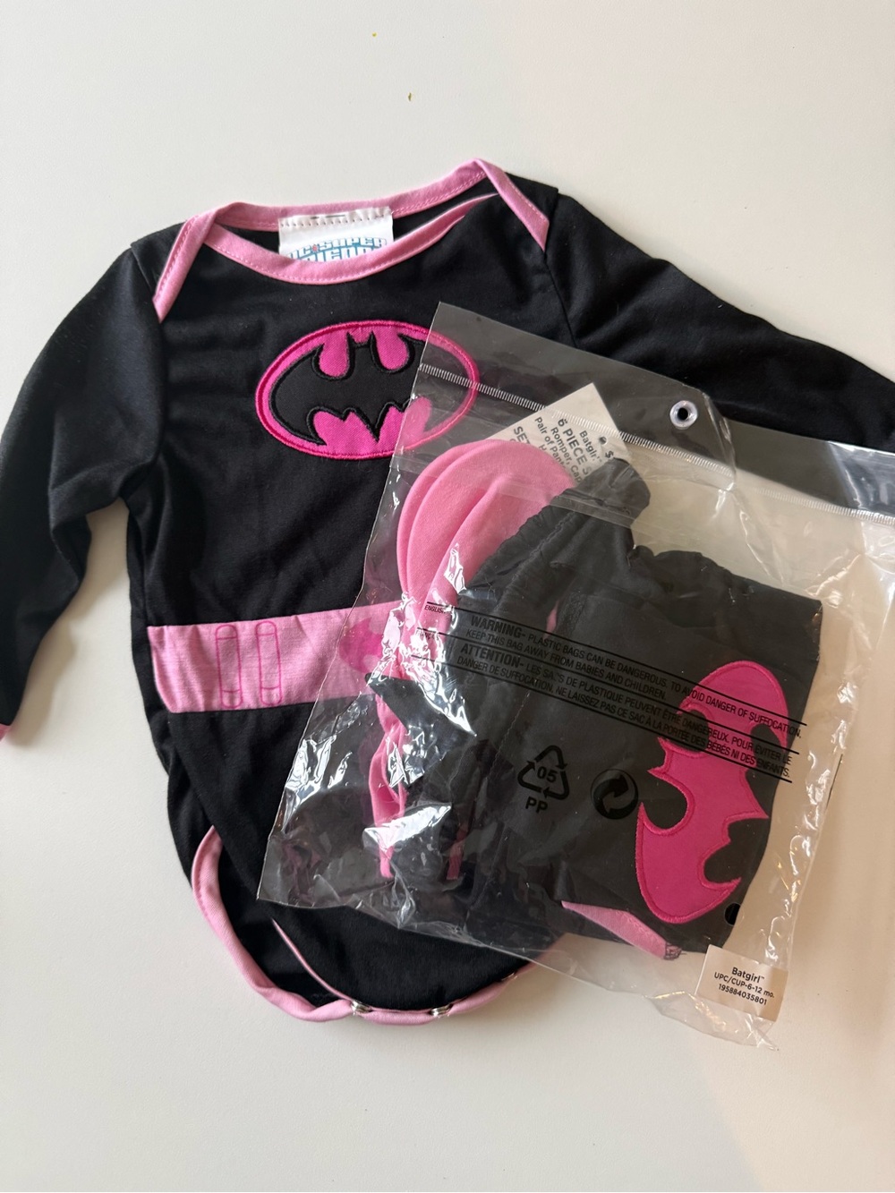 Batgirl Baby Costume – 6 Piece Set – 6–12 Months